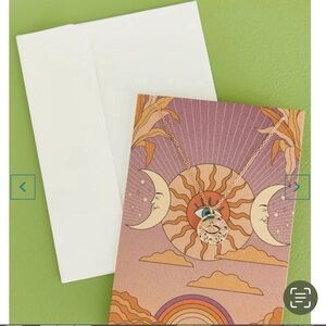 Mystical Third Eye Necklace Card, NWT